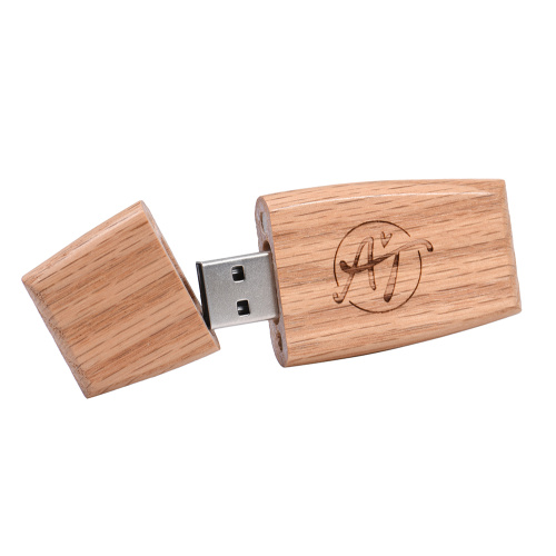 Personnalisation du lecteur flash USB Cube en bois