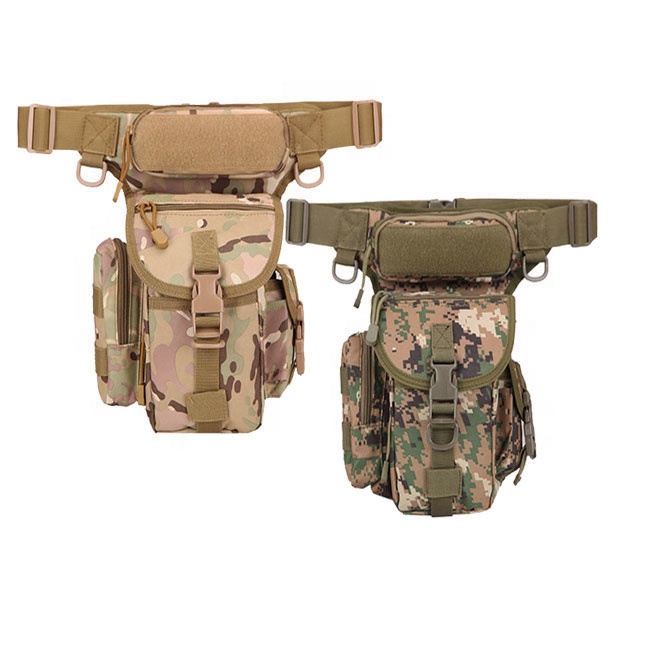 Wholesale Custom Army Tactical Sport Waist Bag Waterproof Travel Camping Belt Leg Bag For Man