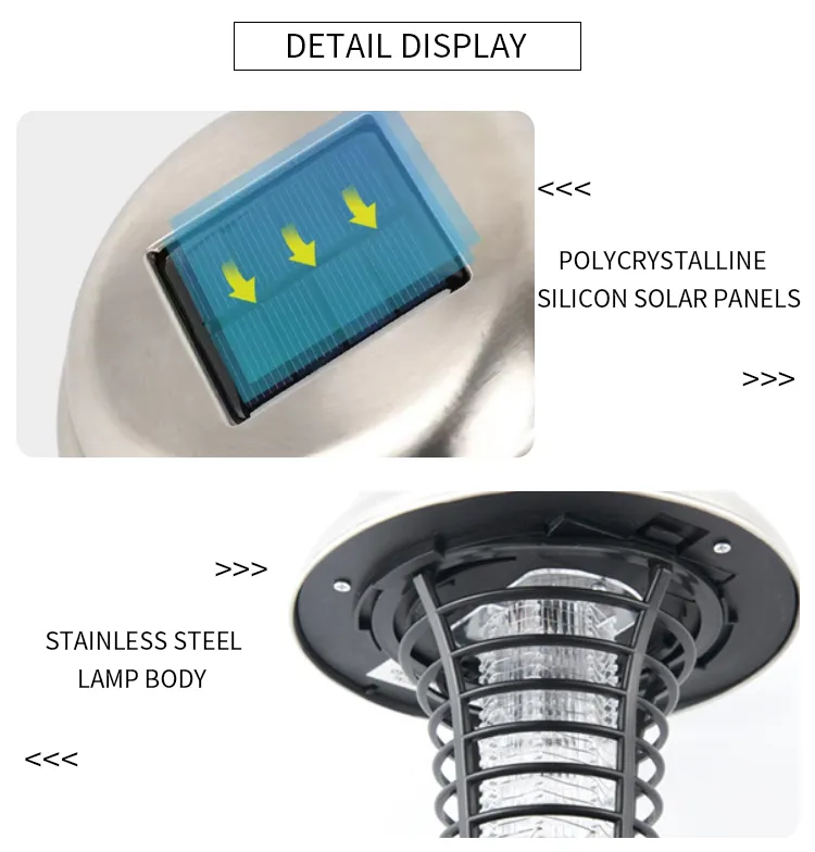 Eco-Friendly Solar Mosquito Killer Lamp with LED Technology