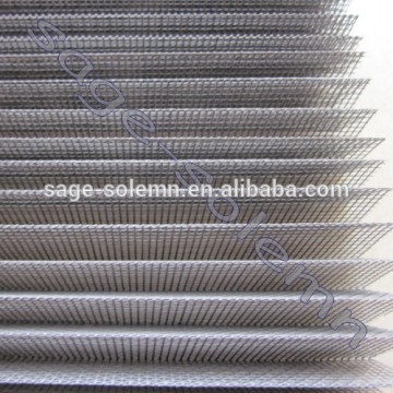 Waterproof Fiberglass Plisse Fly Screen, Pleated Window Screen