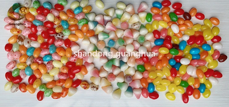 Sweet Jelly Beans with Various Color Mixed