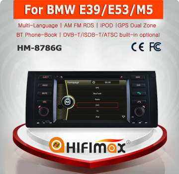 HIFIMAX 1 din 7 inch in dash car dvd player for BMW E39 E53 M5 car gps multimedia DVD CD Mp3 Player (1996-2003)