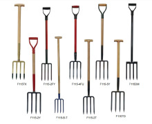 Steel Fork Digging Fork with Wooden Handle