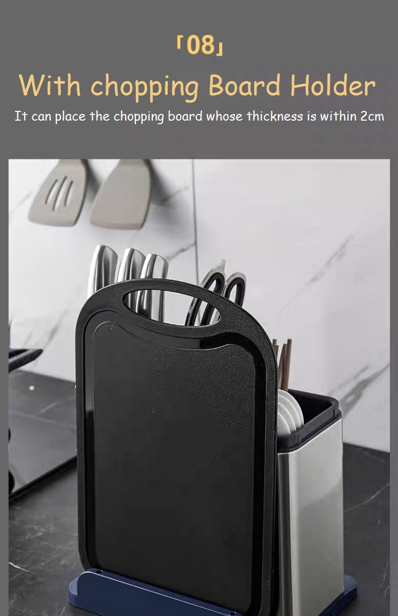 kitchen Tableware Sanitizer with Chopping Board Holder