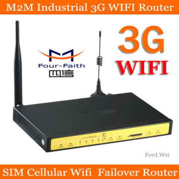 3g wifi sim card router with sim card slots rj45 ATM SIM router