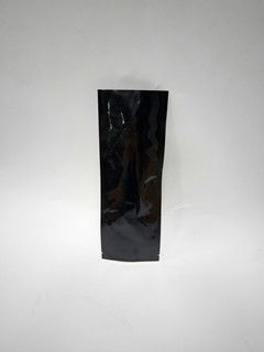 Pure Black Rectangle Packaging Bag