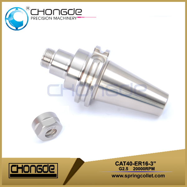 CAT40-ER16-3 &quot;حامل أداة آلة Collet Chuck CNC