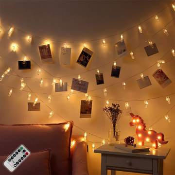 Wholesale Led Metal Photo Clip String Lights