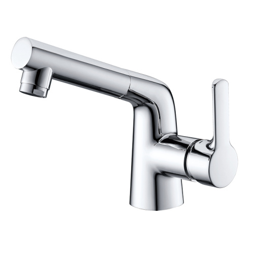 Lavatory Pull Down Vessel Sink Faucet with Spout