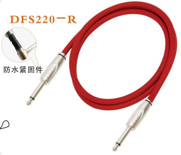 DFS Series Instrument Guitar Cable Jack to Jack Red 
