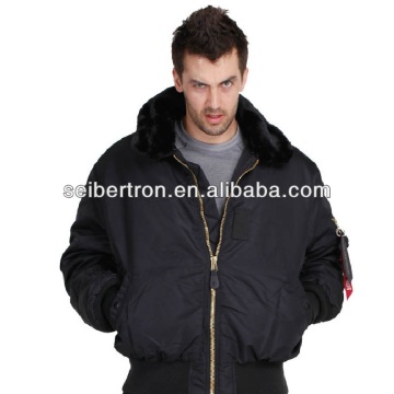 Seibertron B-15 flight jacket Pilot jacket Mens winter jacket coat