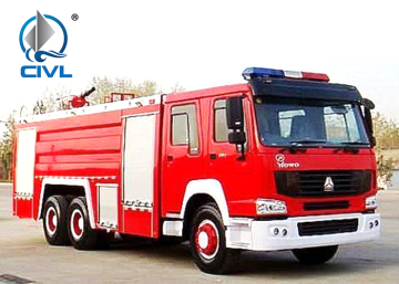 Sinotruk Chassis Aerial Ladder Fire Fighting Truck