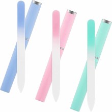 Professional Glass Nail File - Custom Logo Two-Sided Czech Crystal Nail File