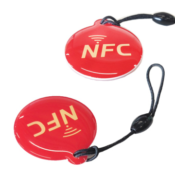 NFC sticker round social media epoxy nfc tag