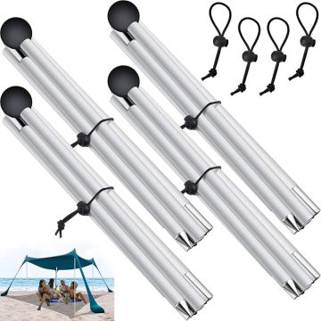 Hot Selling Custom 4 Packs Tent Poles Replacement for Beach Tent Canopy and Camping