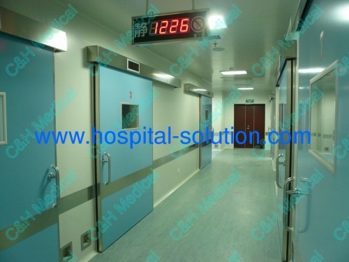 Medical Clean Room Equipment - Automatic Hermetic Sliding Door For Operating Theatre 