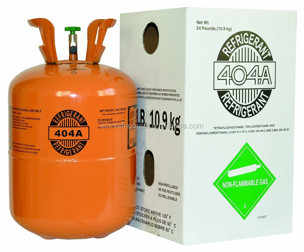 Hot sale wholesale R-404a refrigerant r404a gas price( R134A / R407c / R600a/R290 etc)