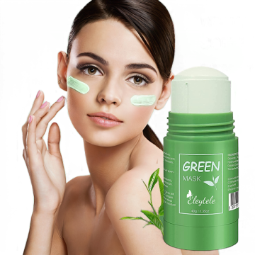 Organic Vegan Green Tea Purifying Mud Clay Mask Stick