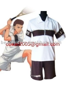 white color the prince of tennis cosplay costume