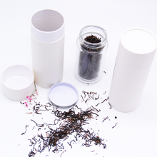 customized tea paper tube packaging box