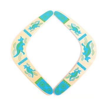 Outdoor Funny Boy Game Wooden Throwback V Shaped Boomerang Disc Throw Catch Outdoor Game Gift Entertainment Darts