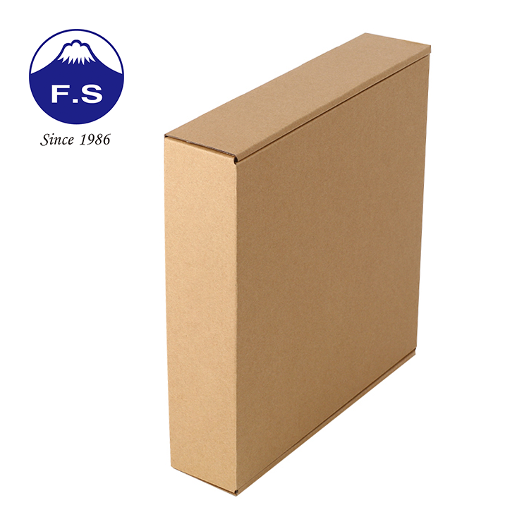 Recycled Kraft Brown Mailer Shipping Box With Logo