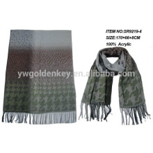 2014 men acrylic winter woven shawls