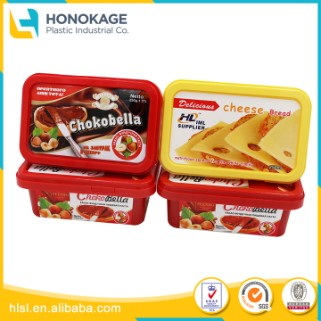 Food Grade Waterproof Chocolate Box Food Use, Plastic Lid Container for Chocolate