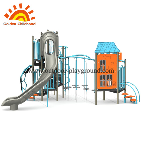 Peralatan Playground Outdoor Playhouse Single Untuk Dijual