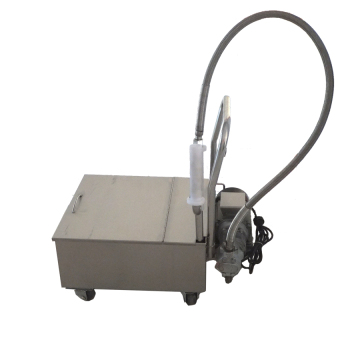 Pande portable design stainless steel oil filter cart shortening filter cart
