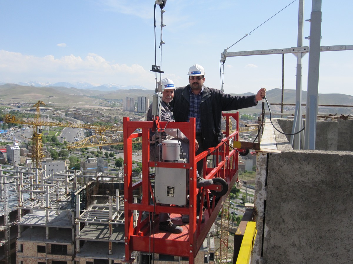 steel suspended platform