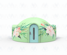 japan foam dome house graphene eps dome house