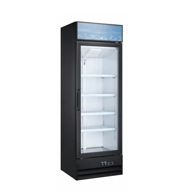 Big Capacity Vertical Blast Deep Display Freezer with Glass Door