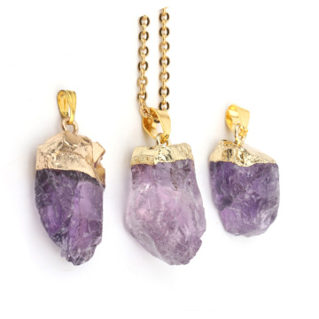 Natural Amethyst Pendant Necklace?