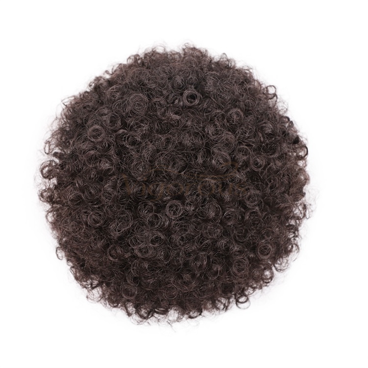 Vigorous Afro Short Kinky Curly Hair Bun Synthetic Puff Drawstring Ponytail Chignon Hair For Black Women (4# Color)
