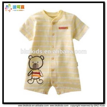bear embroidery baby grows baby clothes summer