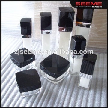 50g square acrylic jars square acrylic plastic cosmetic bottle packaging 140ml