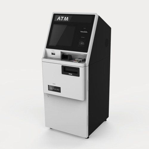 Kuwarta ug Coin Pag-atras sa ATM sa Bank Branches