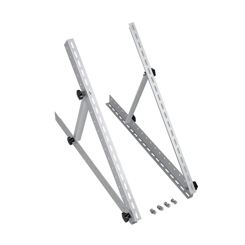 Aluminum 6005 T5 Solar Bracket for Flat Roof Mounting