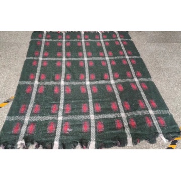 Custom low price professional recycled wool aviation blanket