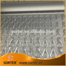 Aluminum anodizing silver fly screen