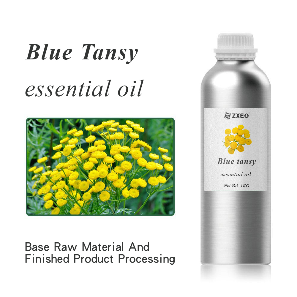 Wholesale Oem Custom Organic Natural Plant Extract Anti Aging Anti-wrinkle Moisturizing Blue Tansy Facial Oil Essential Oil