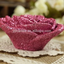 flower wedding candles