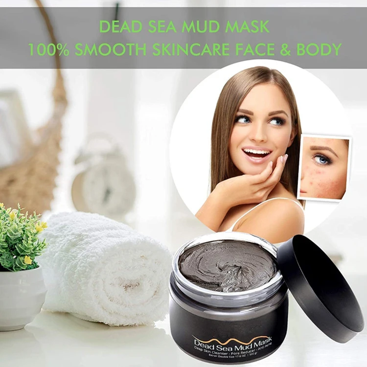 Custom Pure Natural Formula Deep Skin Cleanser Reduces Blackheads Acne Dead Sea Mud Mask