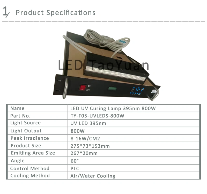 UV Printer 395nm 800W UV LED Curing Lamp