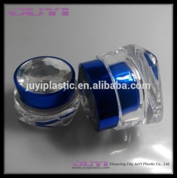 Plastic empty cream jar acrylic cosmetic jar
