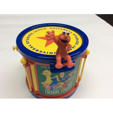 Plastic cartoon circular storage box