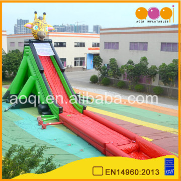 China Inflatable Manufacturer Giraffe High Inflatable Water Slide for Sale