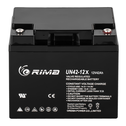 12v42Ah AGM Super siklus timbal asam baterai isi ulang