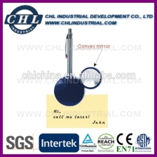 Promotion pen holder with convex mirror and memo holder